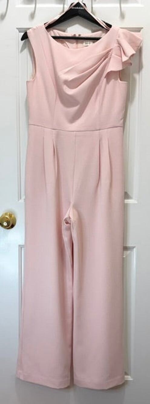 Harper Rose Pale Pink Wide‑Leg Jumpsuit -Sz 8P